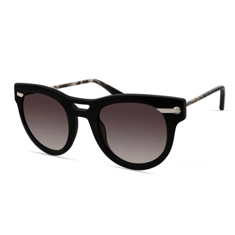 Derek Lam Sunglasses Semi Cat Eyes Black Comes with Box Eyeglass Case and Pouch